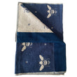 Load image into Gallery viewer, Navy Blue Bee Design Guest Towels 2 Pack