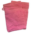 Load image into Gallery viewer, Face Cloth Wash Mitt Set Turkish Cotton Pink