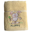 Load image into Gallery viewer, Pack of 3 Kitchen Tea Towels 100% Turkish Cotton Embroidered Yellow Rabbit