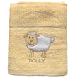 Load image into Gallery viewer, Pack of 3 Kitchen Tea Towels 100% Turkish Cotton Embroidered Yellow Sheep