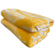 Load image into Gallery viewer, Yellow Leaf Design Guest Towels 2 Pack
