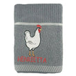 Load image into Gallery viewer, Pack of 3 Kitchen Tea Towels 100% Turkish Cotton Embroidered Animals