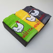 Load image into Gallery viewer, Kitchen Tea Towels 100% Turkish Cotton Embroidered Animals Gift Box Set of 3 Hens