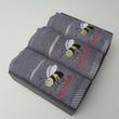 Load image into Gallery viewer, Kitchen Towels 100% Turkish Cotton Embroidered Animals Gift Box Set of 3 Busy Bee