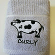 Load image into Gallery viewer, Pack of 3 Kitchen Tea Towels 100% Turkish Cotton Embroidered Animals