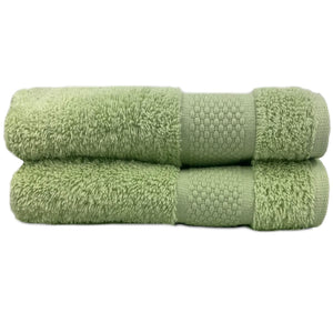 Sage Green Guest Towels 600gsm 2 Pack