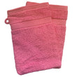 Load image into Gallery viewer, Face Cloth Wash Mitt Set Turkish Cotton Pink
