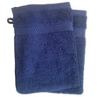 Load image into Gallery viewer, Face Cloth Wash Mitt Set Turkish Cotton Navy Blue
