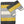 Load image into Gallery viewer, Bath &amp; Pedestal Mat Set Non Slip Hex Stripe Design Yellow
