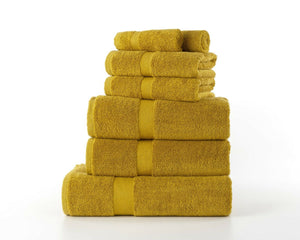 Egyptian Cotton Towels 600gsm Mustard