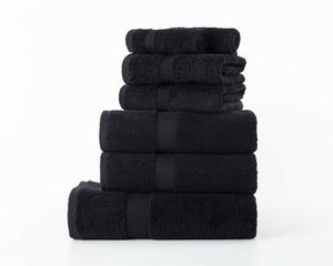 Egyptian Cotton Towels 600gsm Black