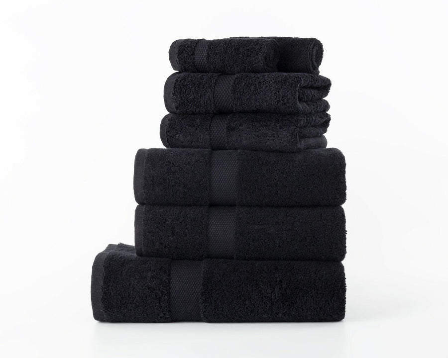Egyptian Cotton Towels 600gsm Black