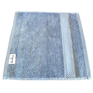 Turkish Organic Combed Cotton Towels 600gsm Pacific Blue