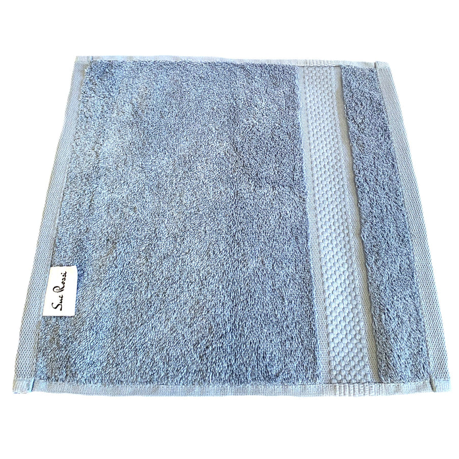 Turkish Organic Combed Cotton Towels 600gsm Pacific Blue