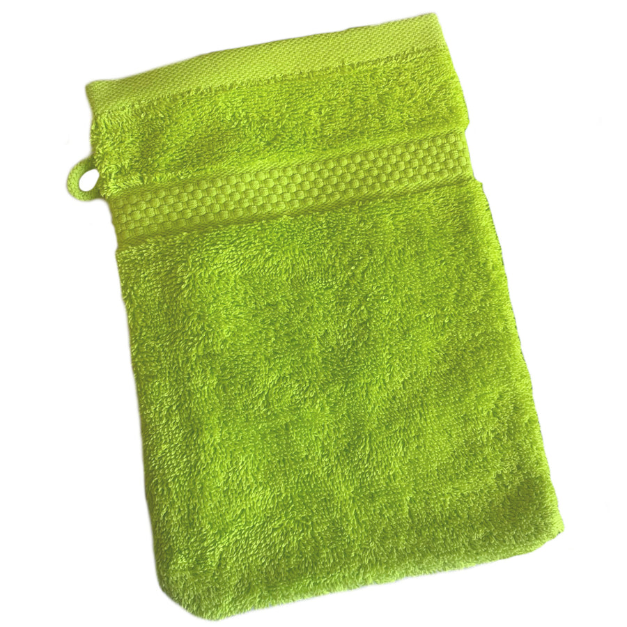 Turkish Organic Combed Cotton Towels 600gsm Lime Green