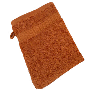Turkish Organic Combed Cotton Towels 600gsm Orange