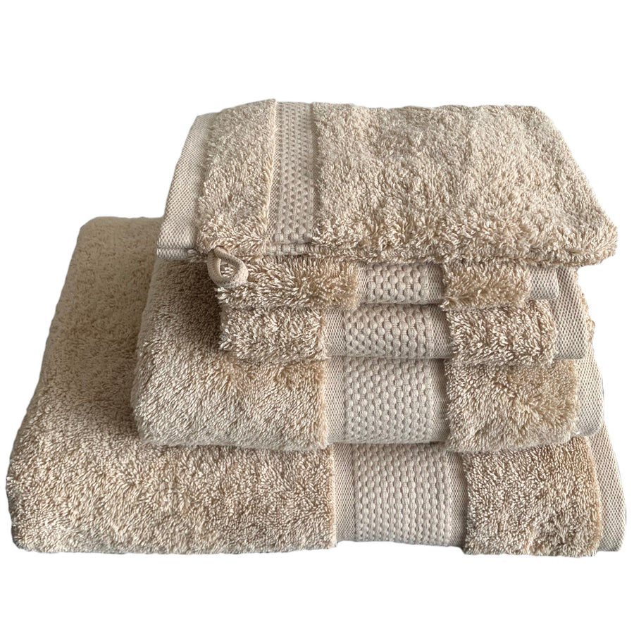 Turkish Organic Combed Cotton Towels 600gsm Camel