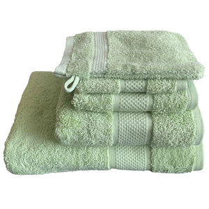 Turkish Organic Combed Cotton Towels 600gsm Sage Green