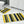 Load image into Gallery viewer, Bath &amp; Pedestal Mat Set Non Slip Stripe Design Yellow
