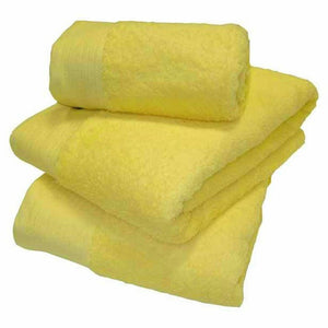 Egyptian Cotton Towels Lemon