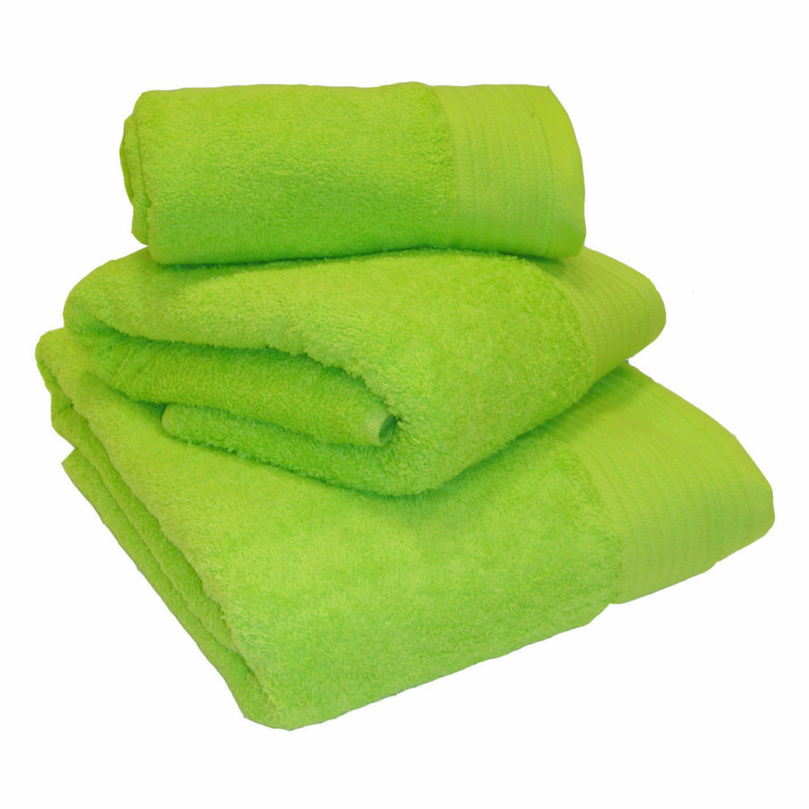 Egyptian Cotton Towels Lime Green