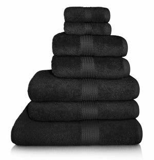 Egyptian Cotton Towels 550gsm Black