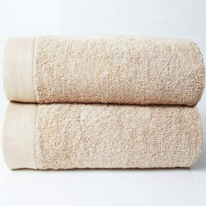 Recycled Cotton & Plastic Eco Terry Towels 600gsm Latte