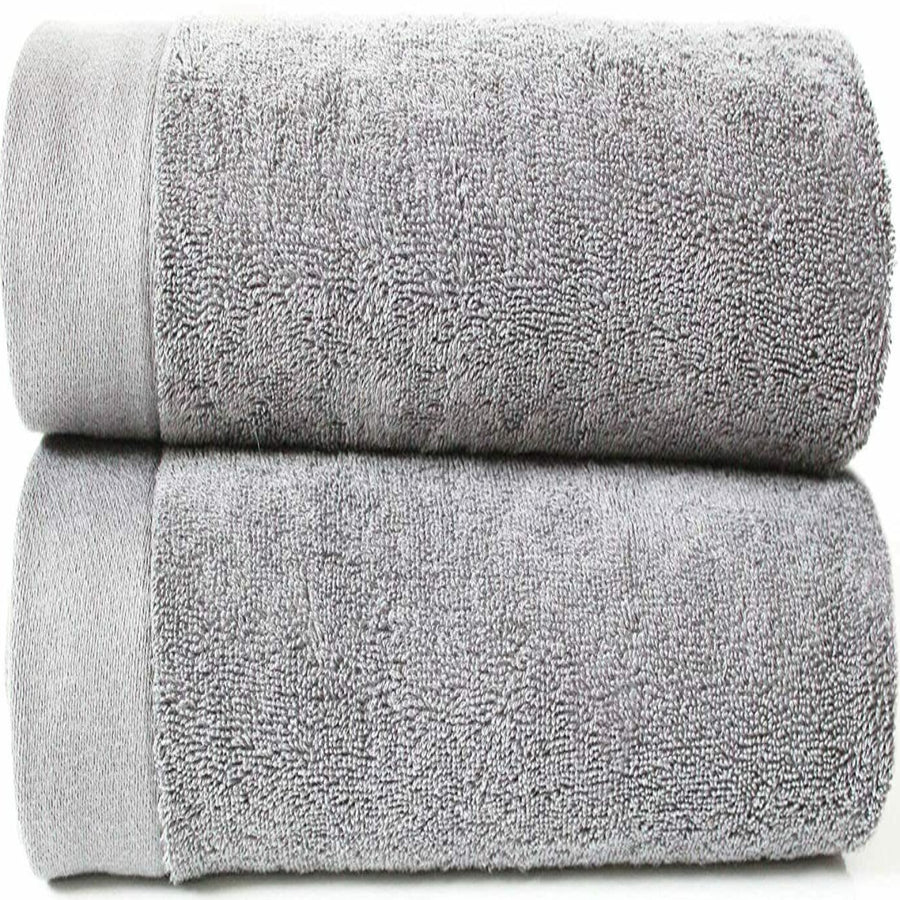 Recycled Cotton & Plastic Eco Terry Towels 600gsm Silver Grey