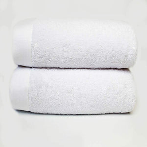 Recycled Cotton & Plastic Eco Terry Towels 600gsm White