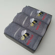 Load image into Gallery viewer, Kitchen Towels 100% Turkish Cotton Embroidered Animals Gift Box Set of 3 Busy Bee
